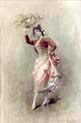 woman with tambourine